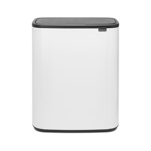 Bel jeklen koš za smeti za ločevanje odpadkov na dotik 60 l Bo Touch Bin – Brabantia-image-4