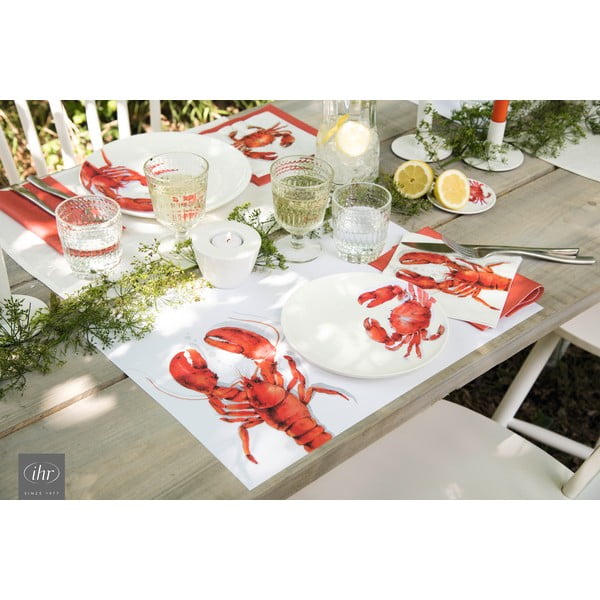 Rdeč porcelanski krožnik ø 25,5 cm Lobster - IHR-image-1