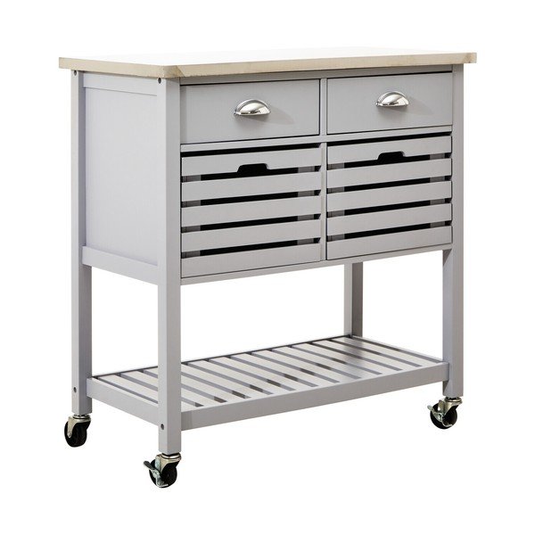 Servirni voziček na kolesih 46x86 cm Frankfurt – Premier Housewares