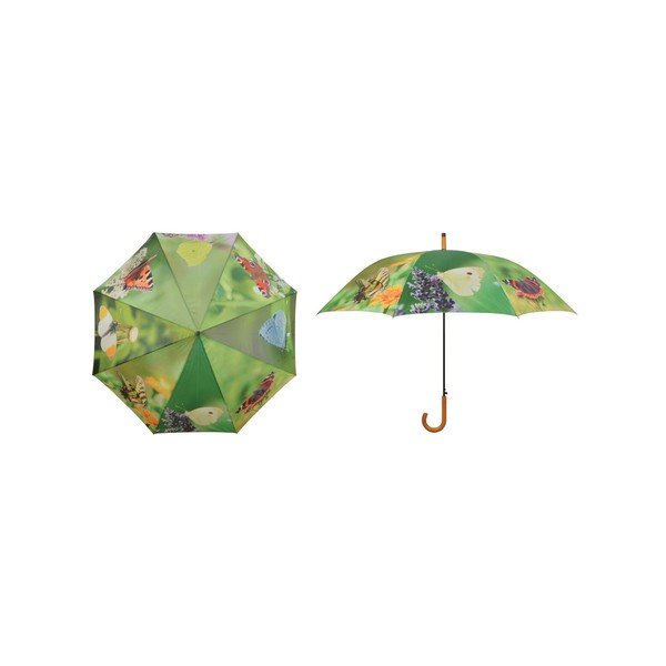 Dežnik s potiskom metuljev Esschert Design, ⌀ 120 cm-image-1