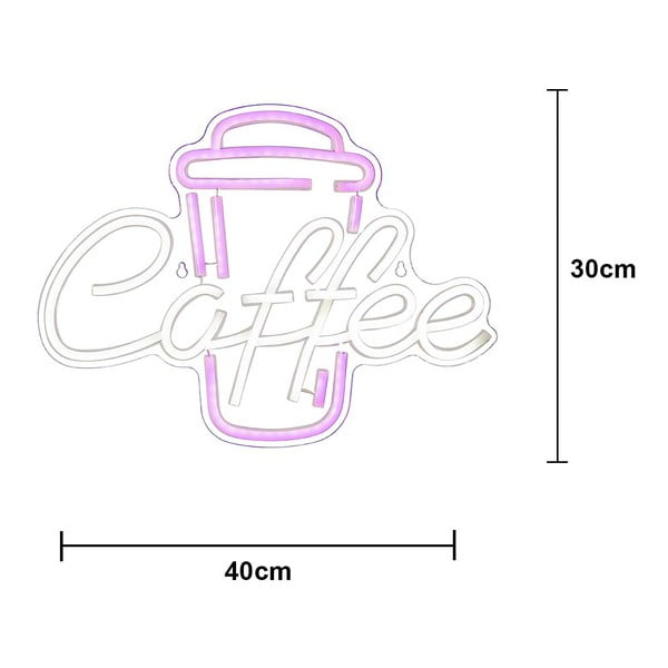 Rožnata LED neon svetilka 5 W Plexy – Star Trading-image-4