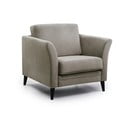 Bež žameten fotelj Scandic Eden