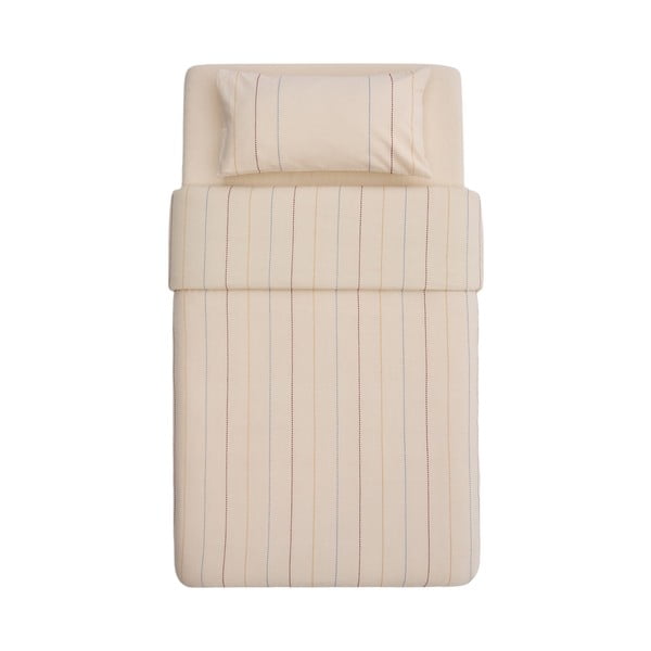 Bež otroška posteljnina za otroško posteljico iz organskega bombaža z rjuho 110x180 cm Indani – Kave Home