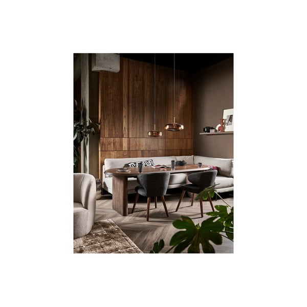 Jedilna miza v orehovem dekorju 90x240 cm Ellips – vtwonen-image-1