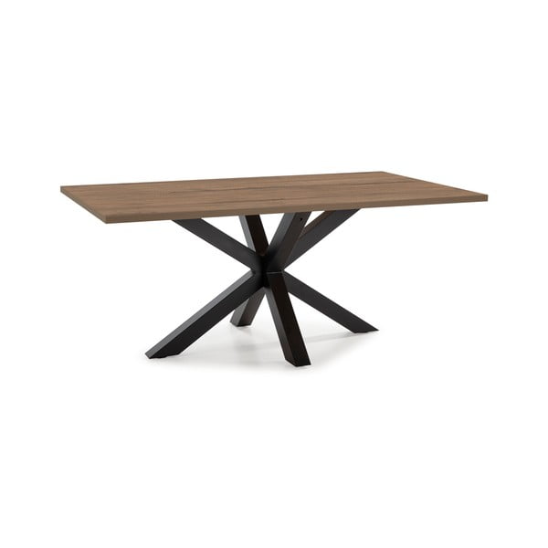 Jedilna miza z mizno ploščo v orehovem dekorju 100x180 cm Comba – Marckeric-image-1