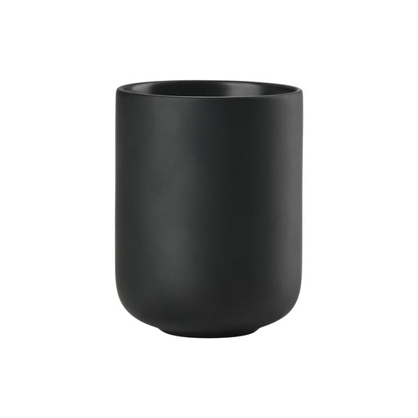 Črn lončen lonček za zobne ščetke Sensu – Zone