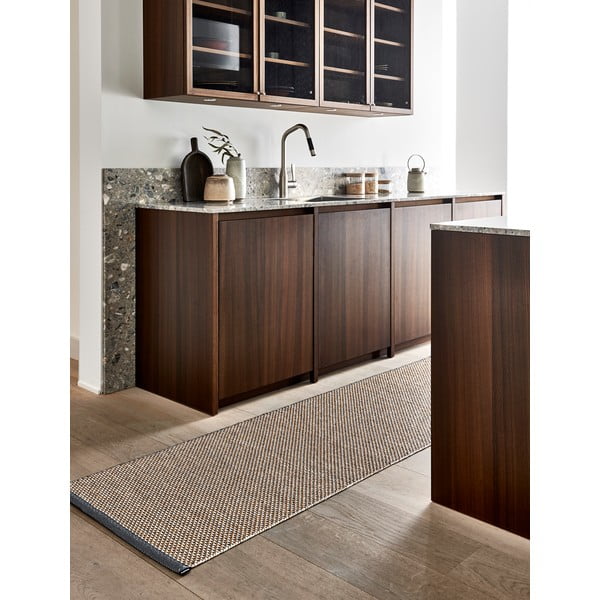 Bež notranja in zunanja preproga 60x85 cm Effi Granit – Pappelina-image-1