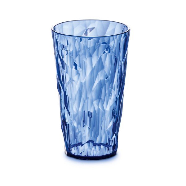 Modri plastični kozarec Tantitoni Crystal, 400 ml