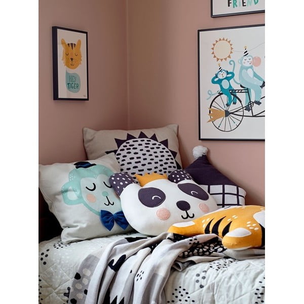 Bež-oranžno bombažno otroško pregrinjalo za posteljo Södahl Raindrops, 80 x 100 cm-image-1