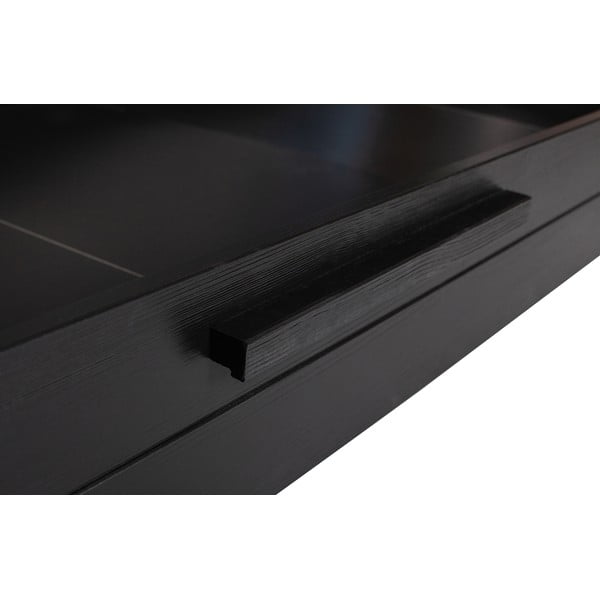 Črn predal za pod posteljo 90x200 cm Dennis – WOOOD-image-1
