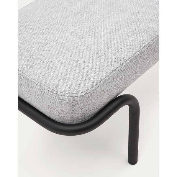 Svetlo siva klop Compo – Kave Home-image-4