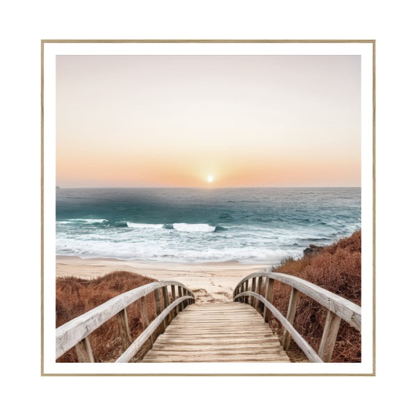 Slika 50x50 cm Beach Footbridge