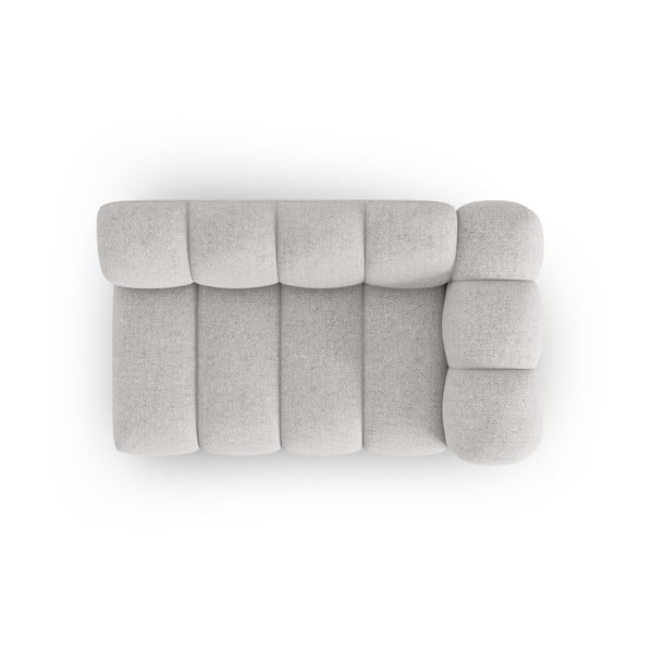 Svetlo siv modul za sedežno garnituro (desni kot) Lupine – Micadoni Home-image-3