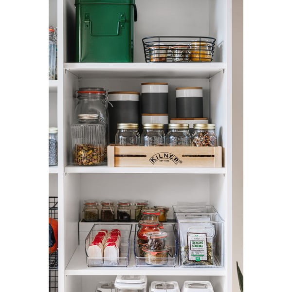 Keramična škatla za shranjevanje s pokrovom iz bambusa Wenko Malta, 450 ml-image-2