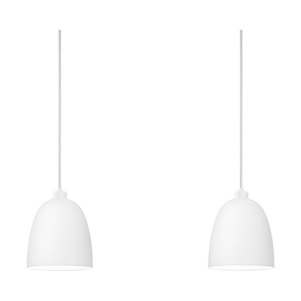 Bela dvojna viseča svetilka Sotto Luce AWA Elementary 2S Matte-image-1