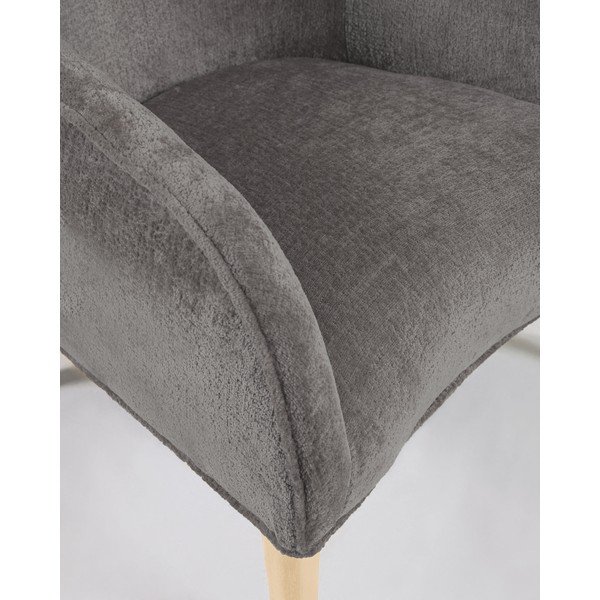 Siv fotelj Bobly - Kave Home-image-1