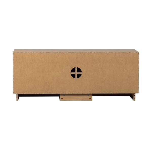 TV omarica iz masivnega hrasta v naravni barvi 133x52x45 cm Zuma – WOOOD-image-4