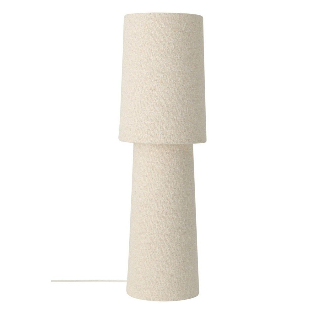 Bela bouclé namizna svetilka (višina 58 cm) Philo