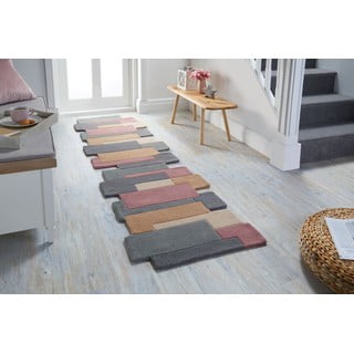 Volnen tekač Flair Rugs Collage Earthy, 60 x 230 cm