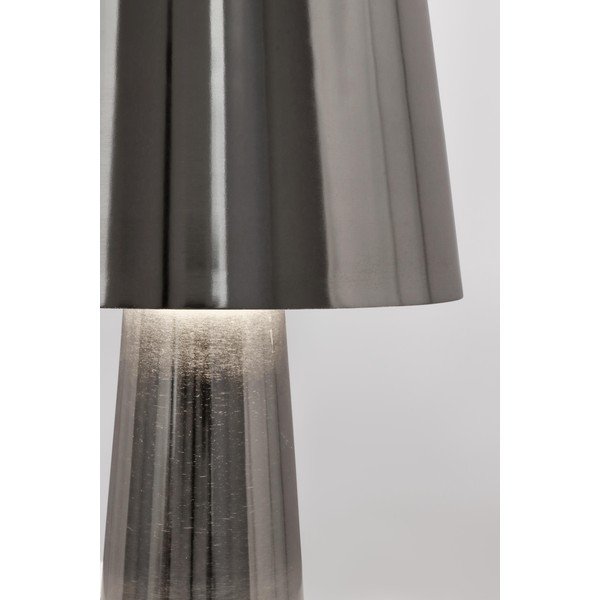 Kovinska LED namizna svetilka v srebrni barvi s kovinskim senčilom (višina 51 cm) Turner – Bizzotto-image-3