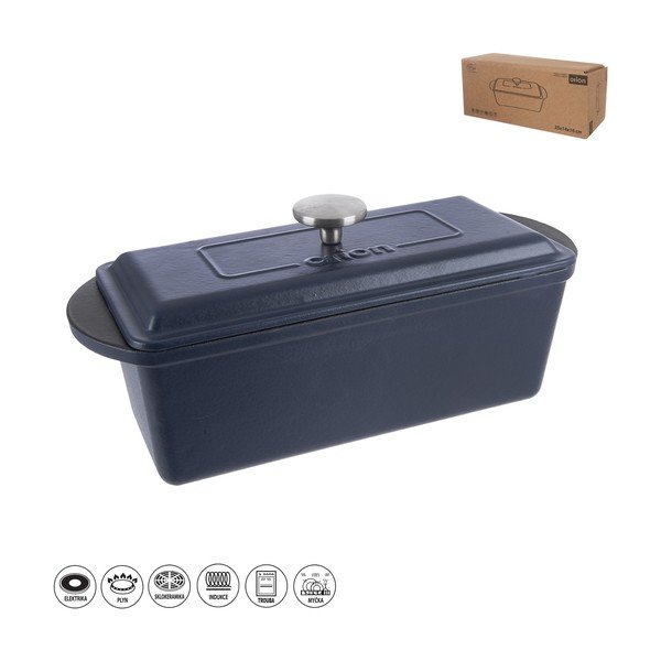 Pekač za kruh iz litega železa 35x14 cm Litina – Orion-image-4