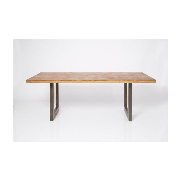 Jedilna miza z vrhom iz recikliranega tikovega lesa Kare Design Factory, dolžina 160 cm
