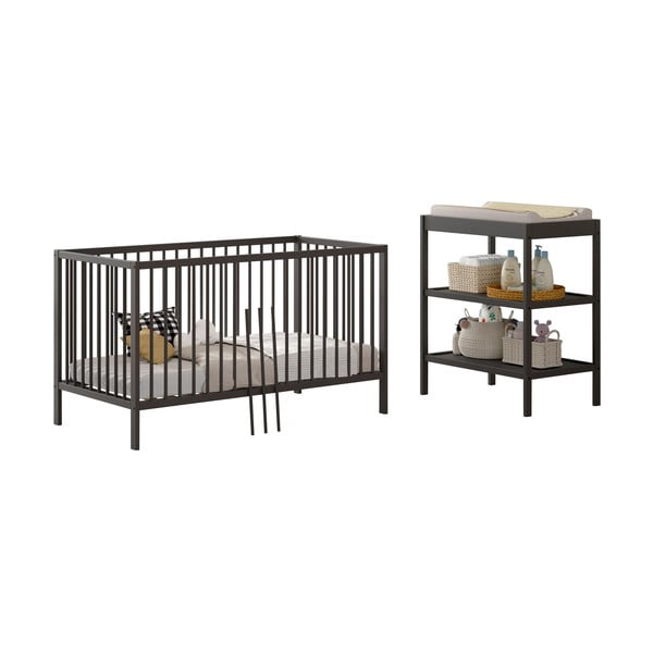 Komplet pohištva za otroke iz masivne bukve 2 ks Dino – Vipack