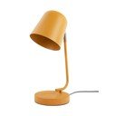 Oker rumena kovinska namizna svetilka (višina 38,5 cm) Encantar – Leitmotiv