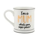 Porcelanska skodelica Sass & Belle Super Mum, 400 ml