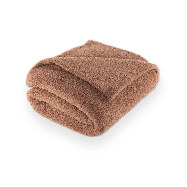Rjava odeja iz mikropliša 150x200 cm Cocoon – Tiseco Home Studio