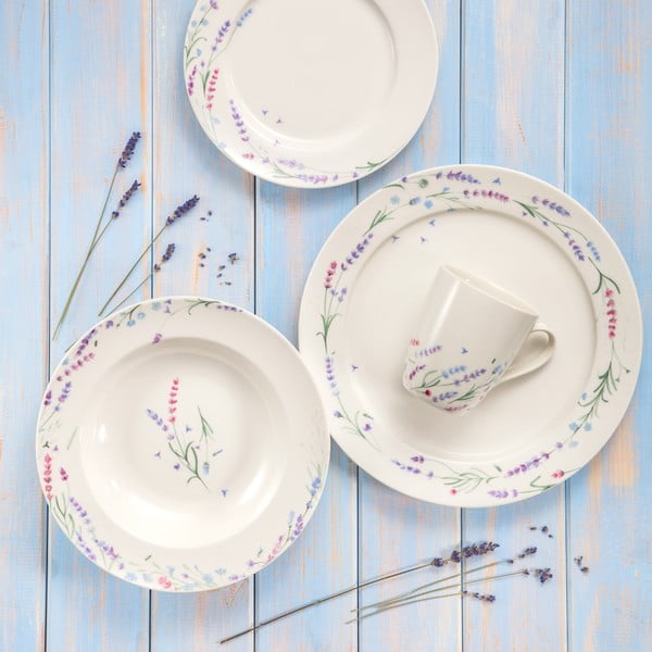 Porcelanast jedilni servis 12 kos Provence – Tescoma-image-2