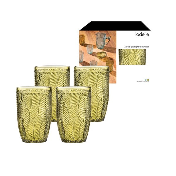 Kozarci v kompletu 4 ks 450 ml Areca – Ladelle-image-3