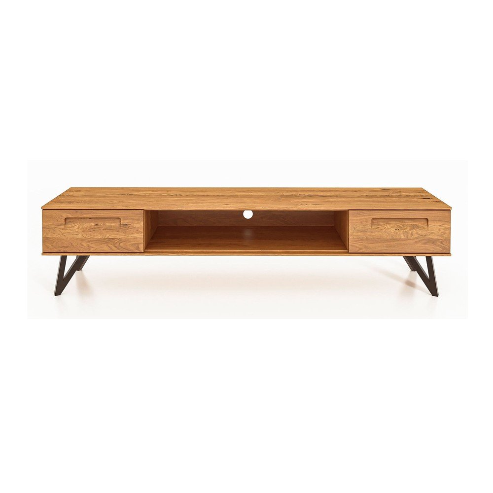 TV omarica iz hrastovega lesa 182x42 cm Golo