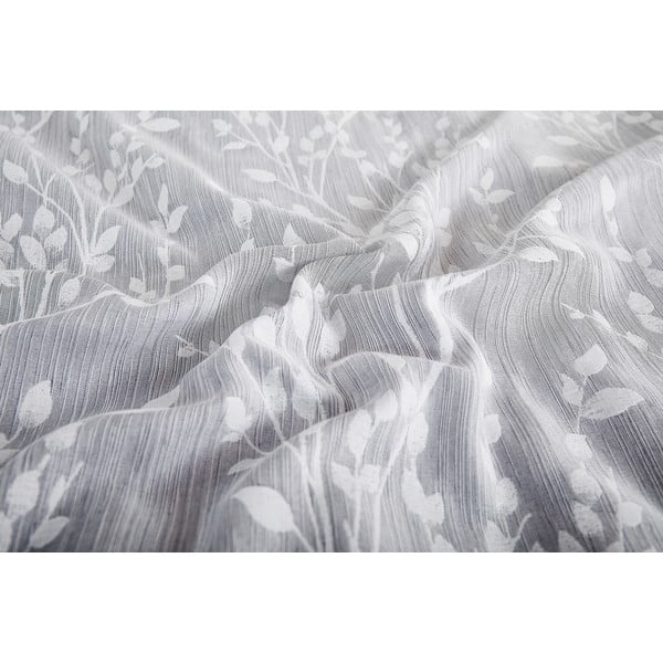 Siva enojna posteljnina iz žakarja 140x200 cm Boston – My House-image-2