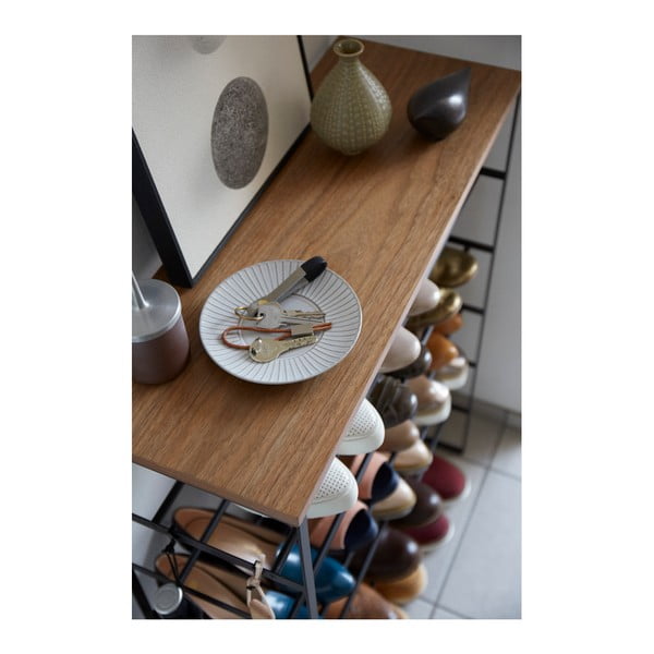 Črna kovinska omarica za čevlje Tower – YAMAZAKI-image-3