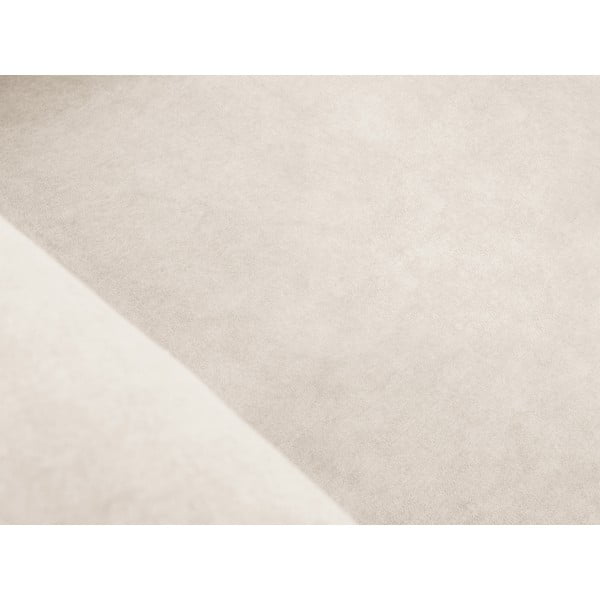 Bež žametna kotna sedežna garnitura Erin – Micadoni Home-image-1