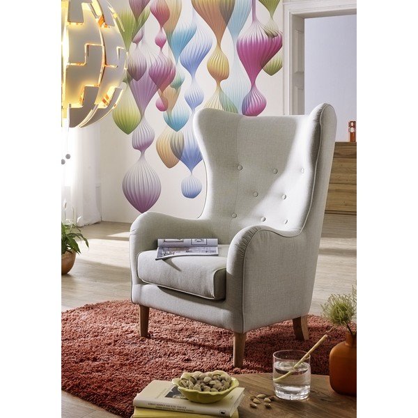 Krem fotelj Max Winzer Miriam Linen-image-1