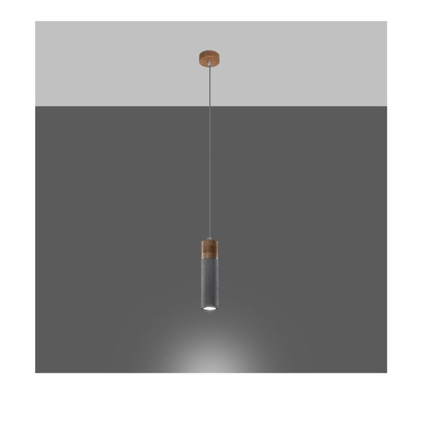 Siva viseča svetilka ø 7 cm Susanna – Sollux-image-1