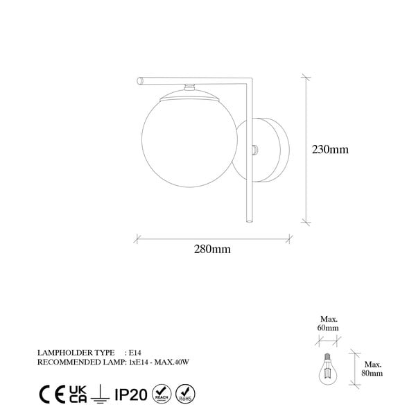 Stenska svetilka v zlati barvi ø 15 cm Antique – Opviq lights-image-4