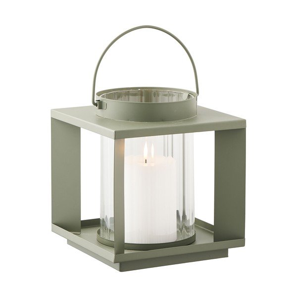Kovinska/steklena lanterna (višina 20,5 cm) Lohals – House Nordic