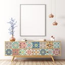 Komplet 24 nalepk za pohištvo Ambiance Georgina, 10 x 10 cm