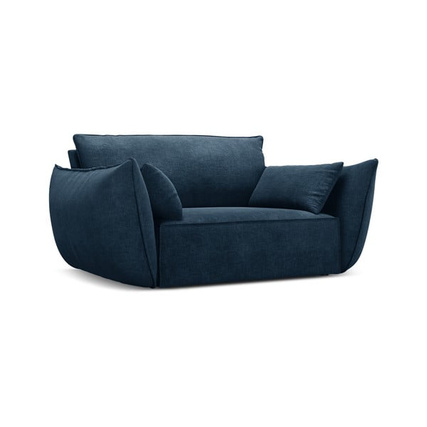 Temno modri fotelj Vanda - Mazzini Sofas