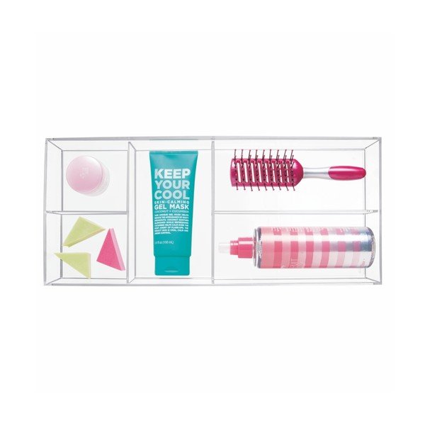 Prozoren organizator iDesign Clarity, 40,6 x 17,8 cm-image-1