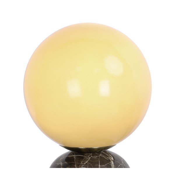 Temno rjava marmorna namizna svetilka (višina 20 cm) Lazio Sphere – Leitmotiv-image-3