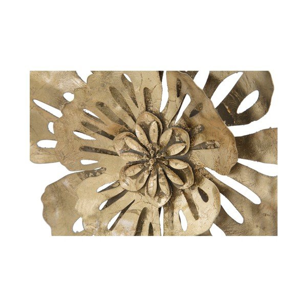 Železna stenska dekoracija v zlati barvi Mauro Ferretti Luxy Natura-image-1