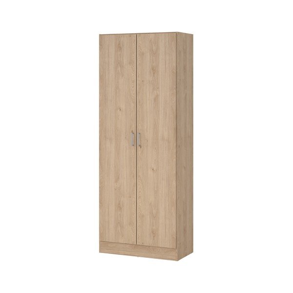 Garderobna omara v hrastovem dekorju v naravni barvi 70x181x36 cm Focus – Tvilum