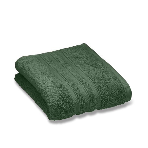 Temno zelene frotirne bombažne brisače v kompletu 2 ks 90x140 cm Zero Twist – Catherine Lansfield