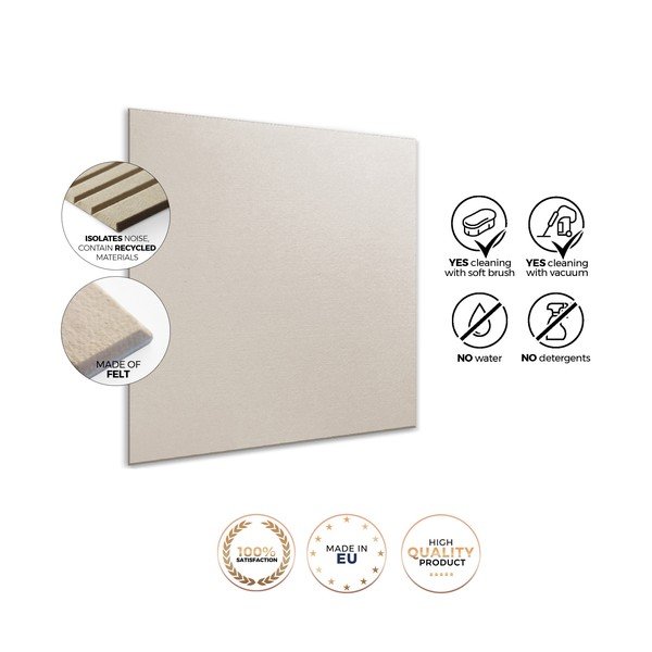 Tekstilni akustični paneli v kompletu 2 ks 60x60 cm Light Timber II – Styler-image-4