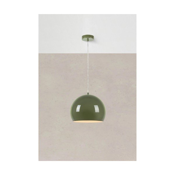 Zelena viseča svetilka s kovinskim senčilom ø 28 cm Pop – Markslöjd-image-1