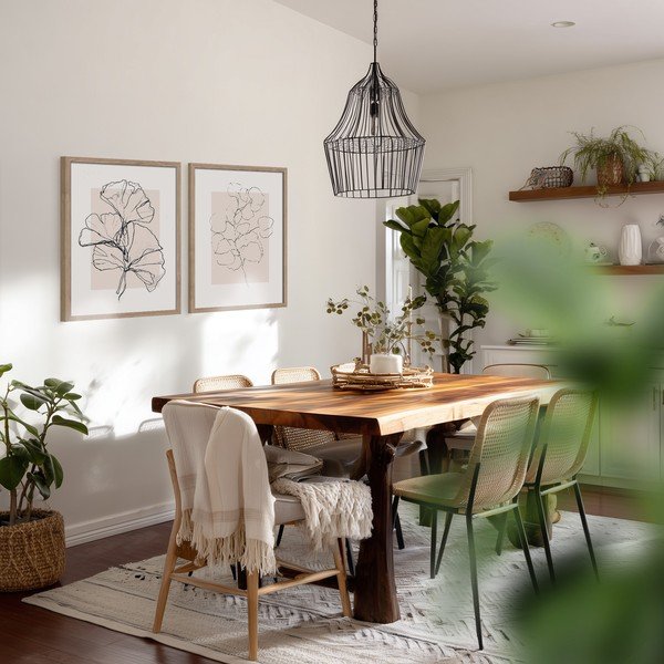 Tiskane slike v kompletu 2 ks z okvirjem 30x40 cm Floral Set – Styler-image-2